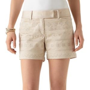 White House Black Market EMBROIDERED SHORT